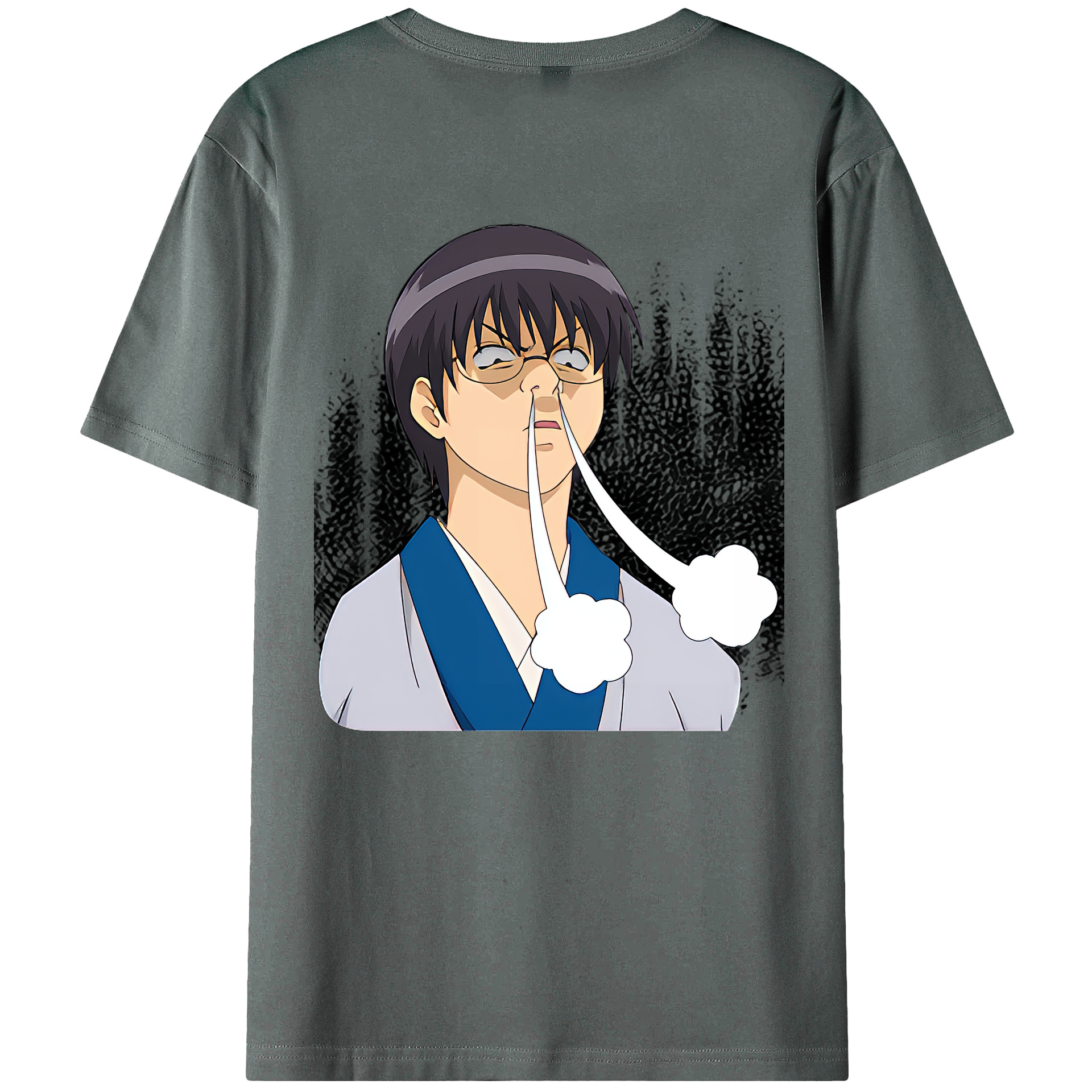 （画像用） ぎんたま 坂田銀時（さかたぎんとき） 神楽 志村新八（しむら しんぱち） GINTAMA Sakata Gintoki Kagura Shimura Shinpachi 綿100％半袖Tシャツ（背面プリント）